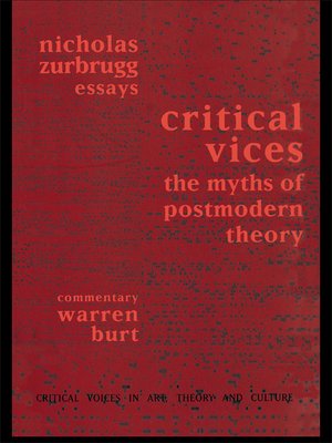 cover image of Critical Vices